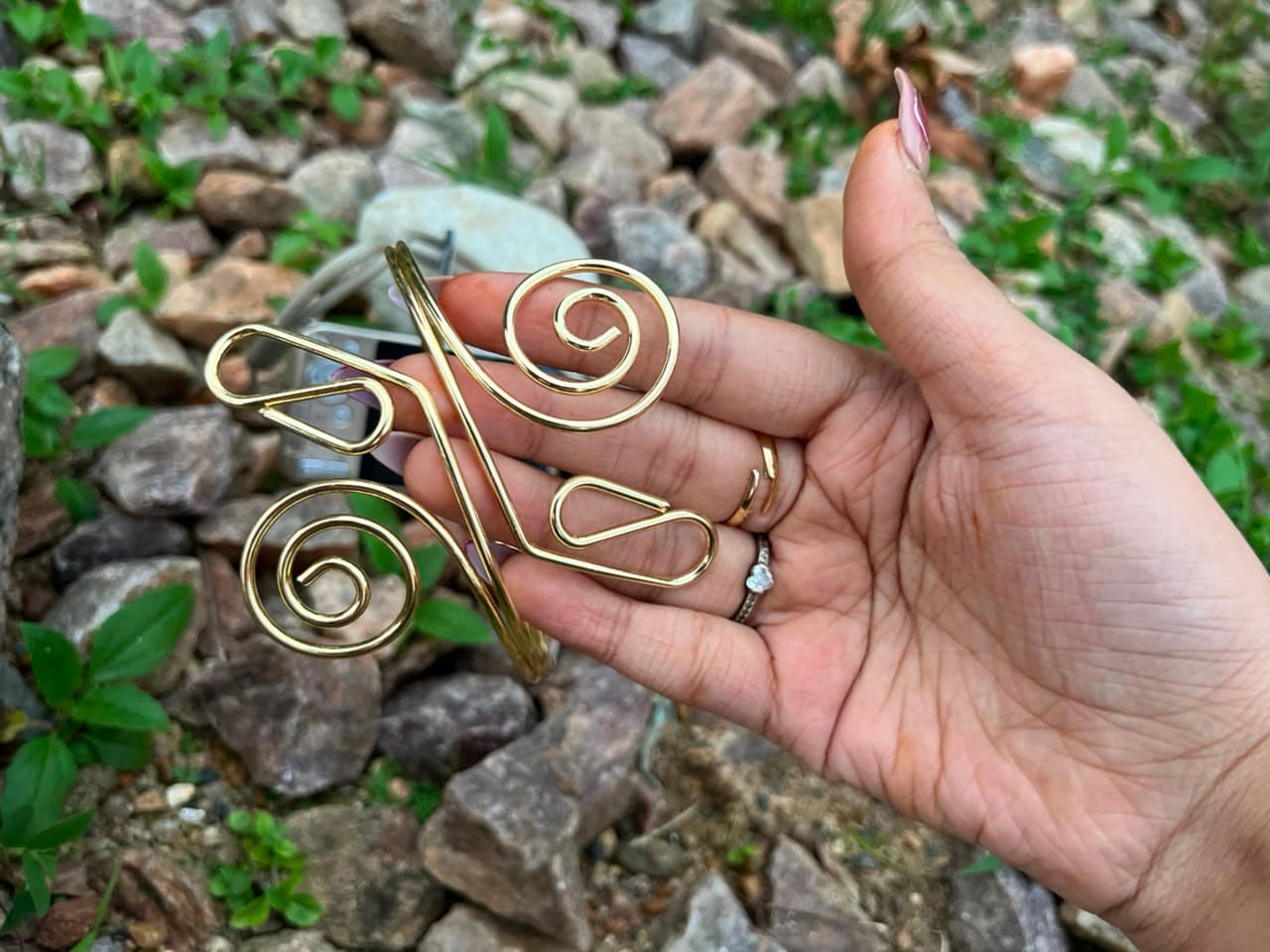 Whorl Sculpted Arm Cuff