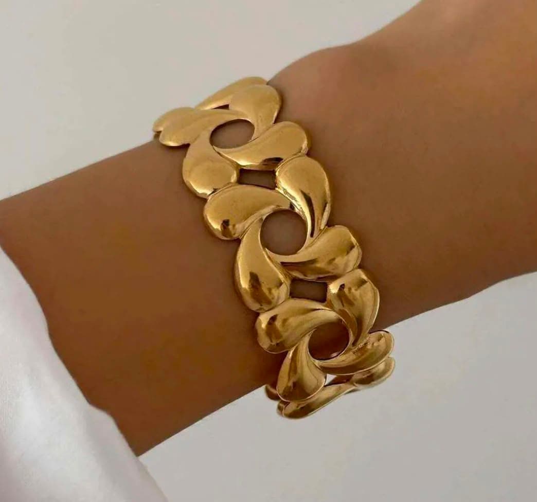 Gold Wrist Cuff