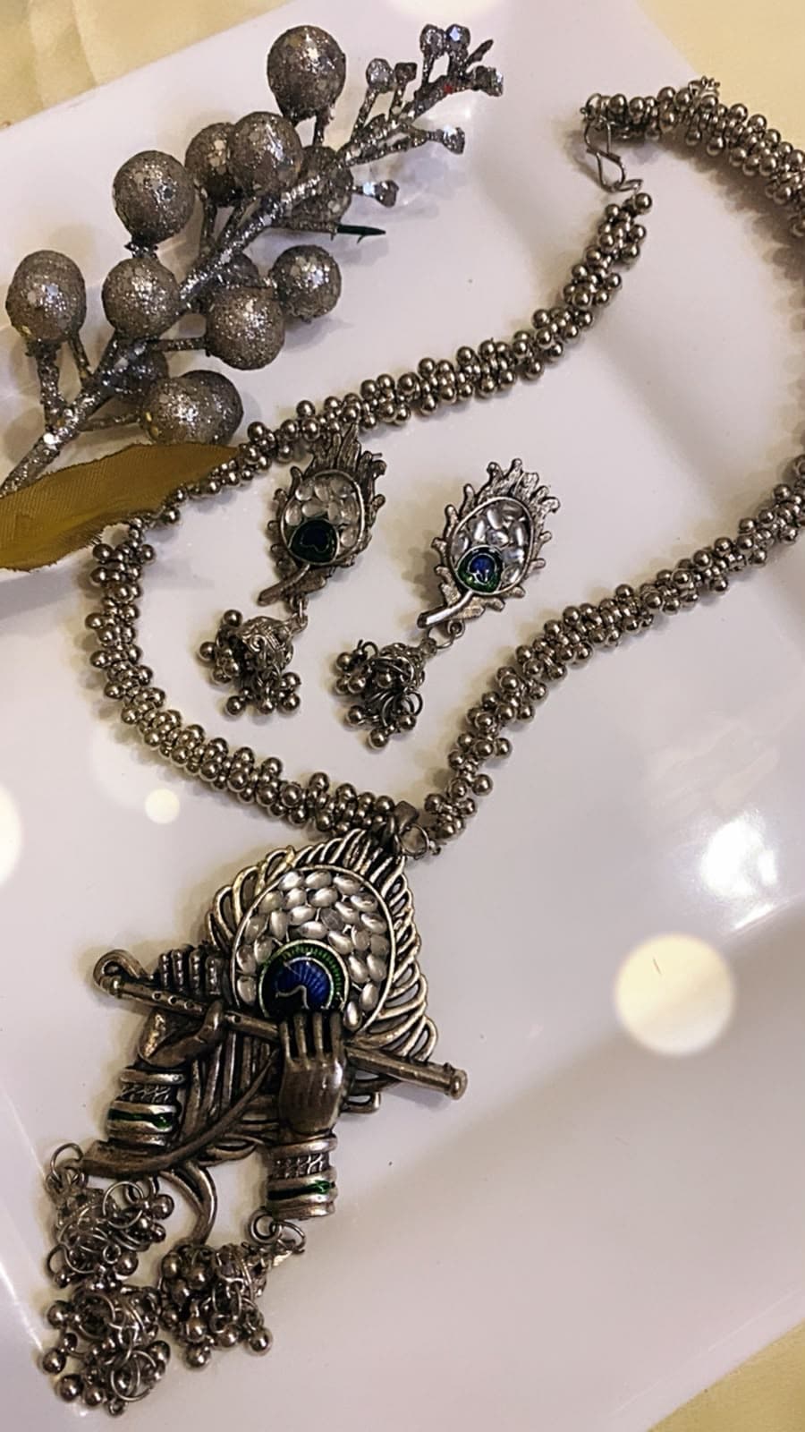 Krishna ji layered necklace