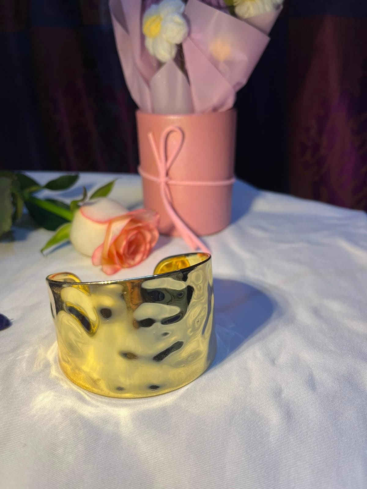 Rose Minimal Bangle