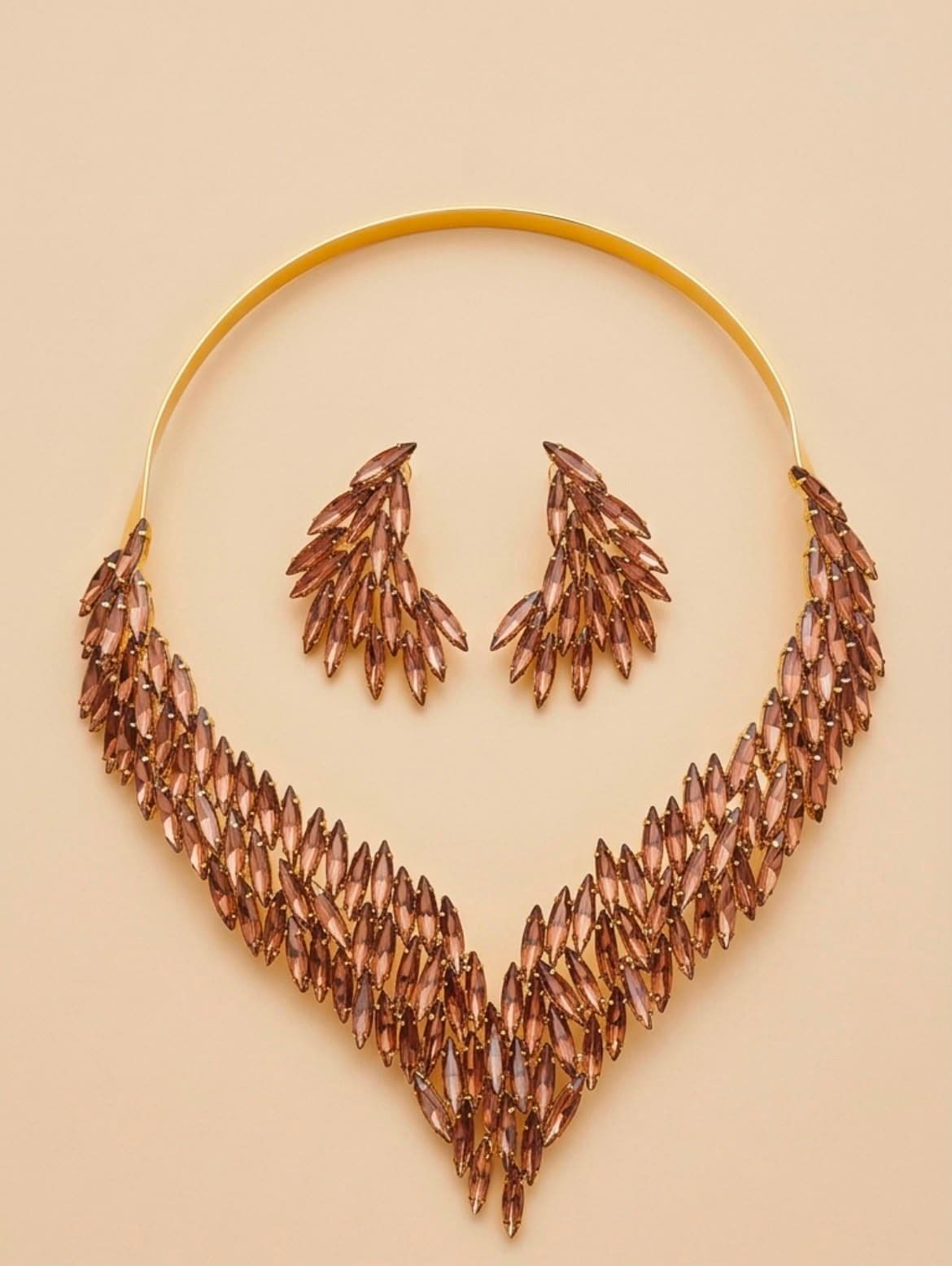 Angel wings vintage neckpiece